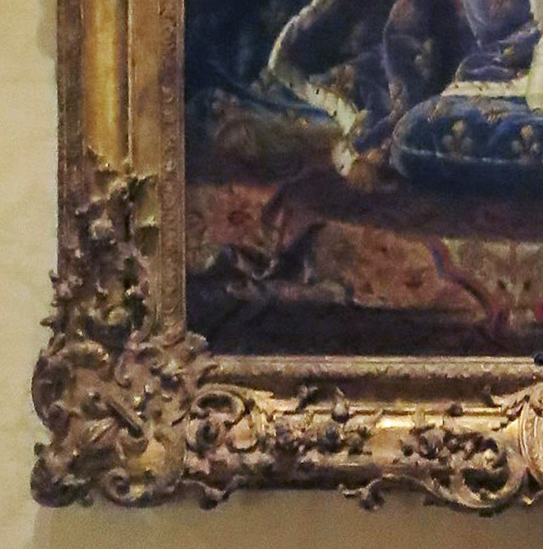 1C Hyacinthe Rigaud after Louis XV as a child c1716to24 detail