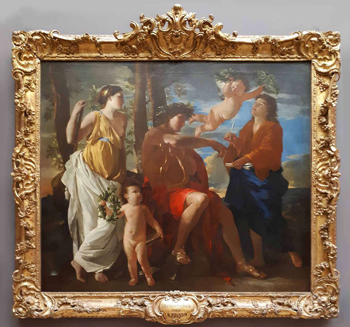 26B Poussin Inspiration of the poet Mus du Louvre