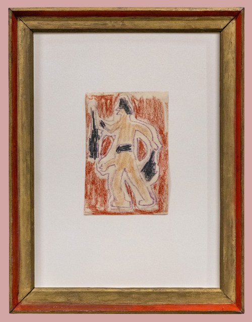 10A Kirchner Nachzeichnung des Palaubalkens c1910