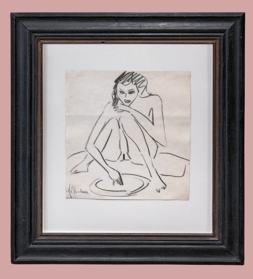 12C Kirchner Sitzende Fränzi c1910