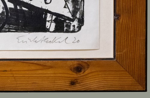 4A Erich Heckel Vorm Spiegel 1920