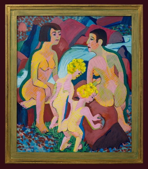 8A Kirchner Badende Frauen und Kinder 1925-32