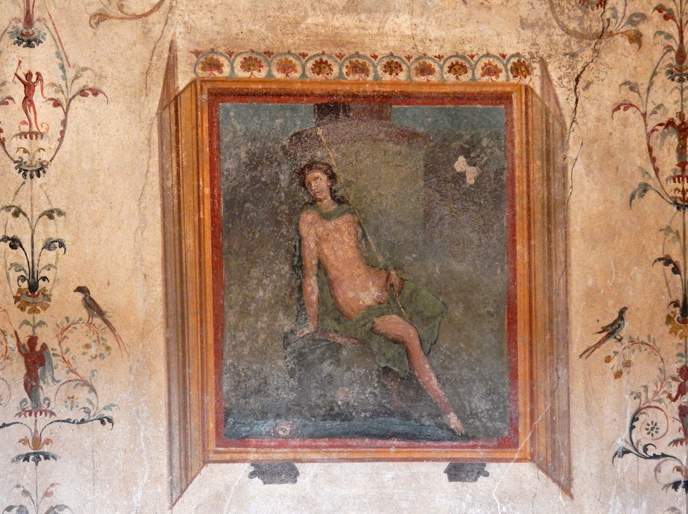 1 Image of Narcissus, House of the Ara Maxima, Pompeii
