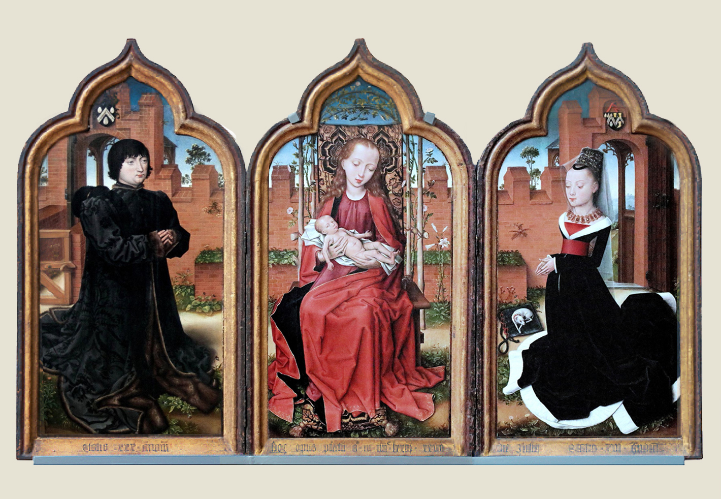 19B Maître de 1473 Triptych of Jan de Witte Mus des royaux des B Arts de Belgique