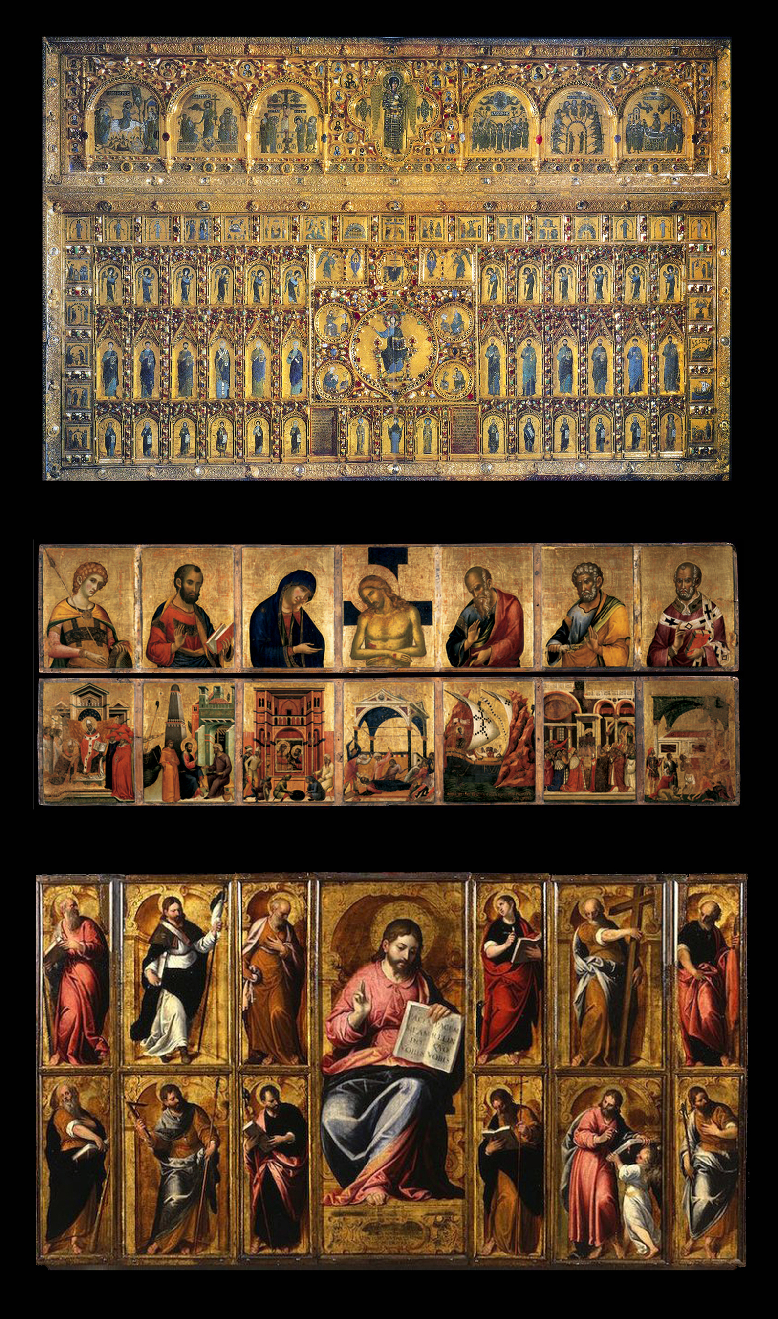 6 Pala dOro Basilica San Marco Venice plus Veneziano and Maffeo covers