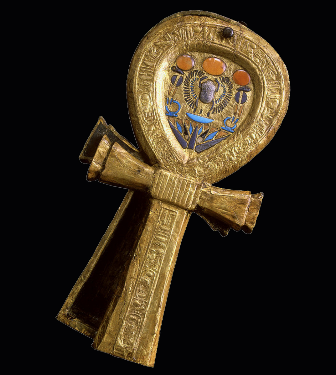 1 Egyptian ankh speculum case Tutankhamun Egyptian Museum