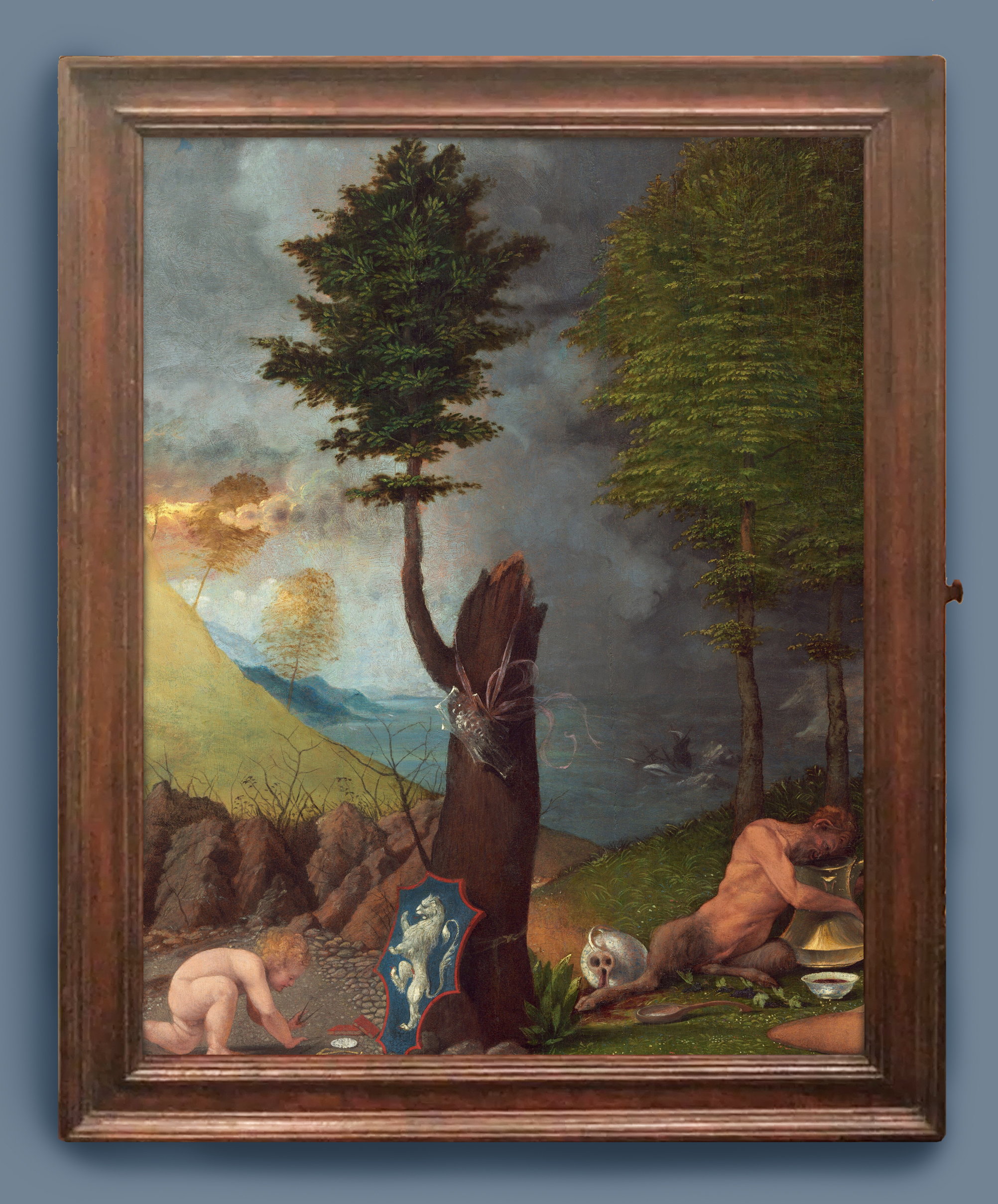 23B Lotto Cover of Bishop Bernardo de’ Rossi in copy of Thos Nigris frame