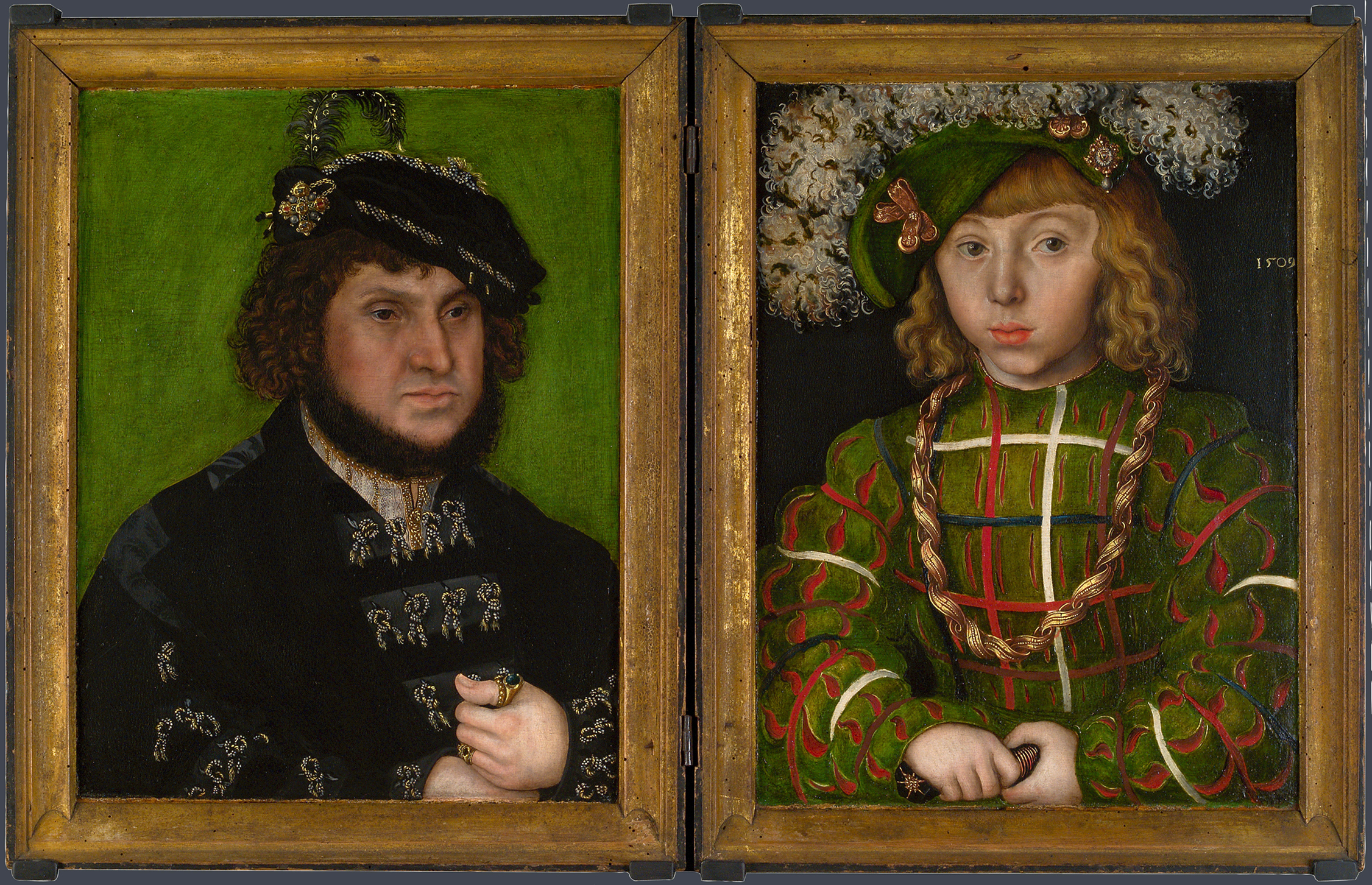 31A Cranach Two electors of Saxony 1509 NG