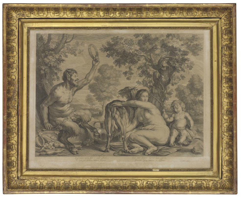38A Jacques Antoine Vallin c1760to post1831 The worship of Fascinus hidden behind print Christies 8July2016 Lot193 1