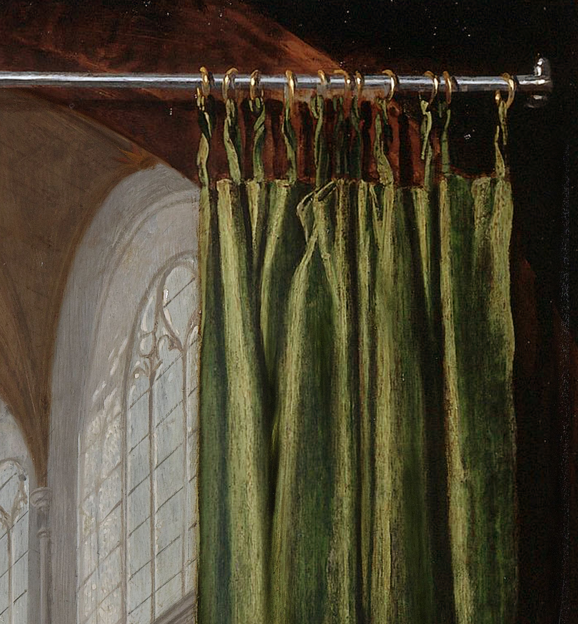 42B Gerard Houckgeest Interior of the Old Church Delft 1654 Rijksmuseum detail