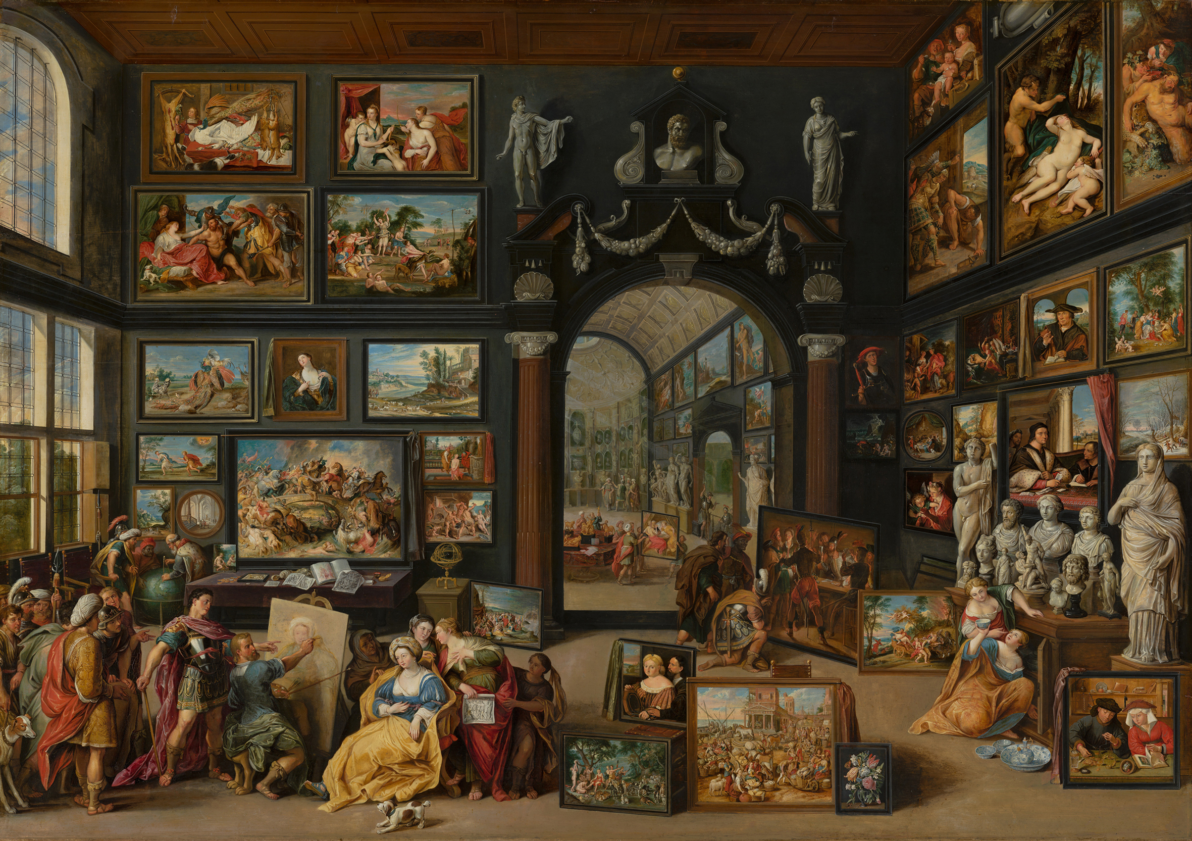 46A Willem van Haecht Apelles painting Campaspe c1637 1 Mauritshuis