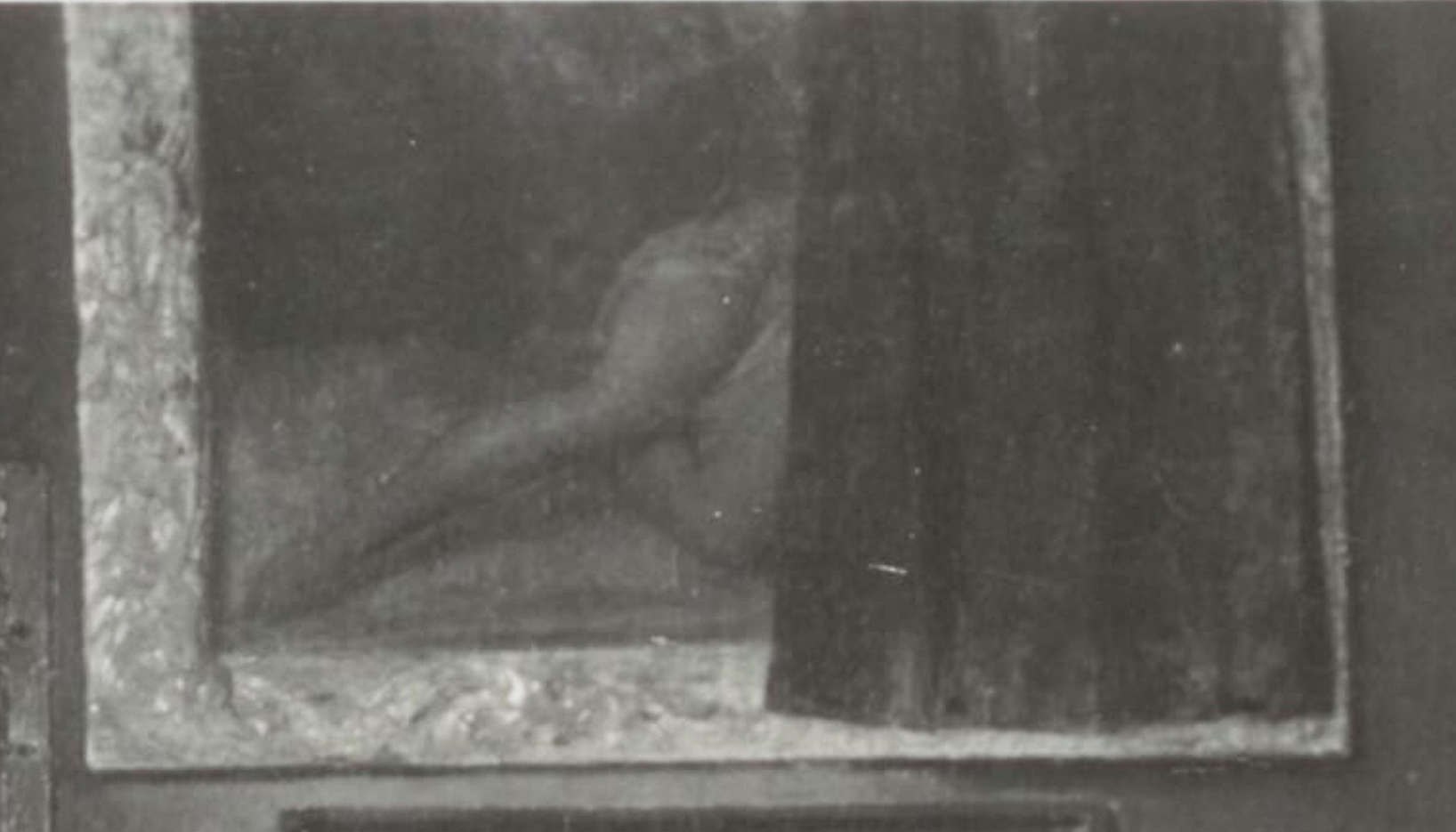 48B Pieter de Hooch Man with a glass &amp; a jug &amp; a woman lacing her bodice c1665 Private collection detail