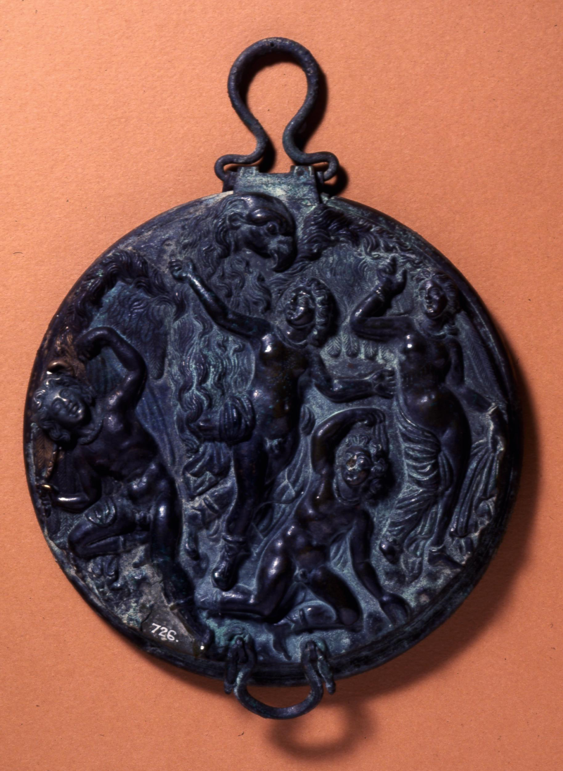 5 Etruscan bronze case for hand glass C3to2 BC BM